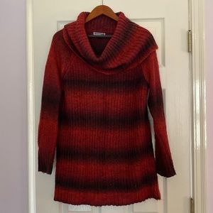 Established 1962 large red and black sweater
